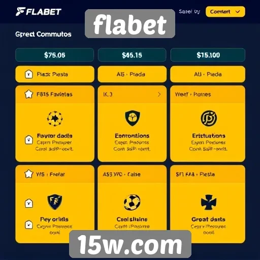 Recursos e funcionalidades do site Flabet