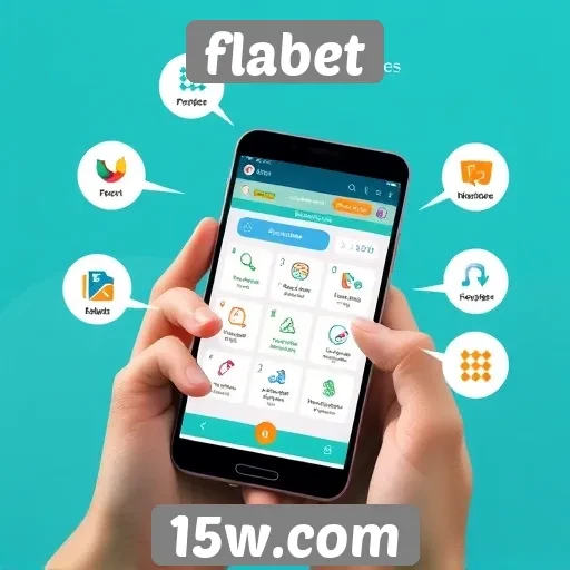 Funcionalidades do aplicativo móvel do flabet