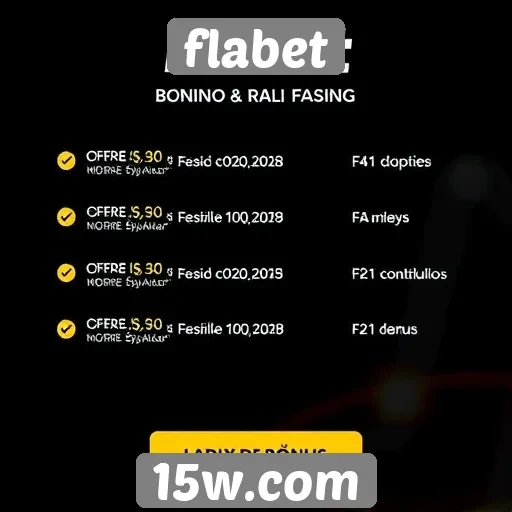 Flabet oferece bônus atraentes para novos usuários