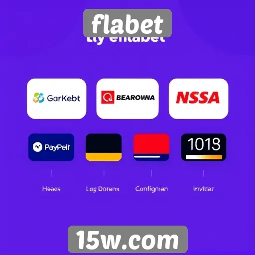 Opcões de pagamento disponíveis no flabet