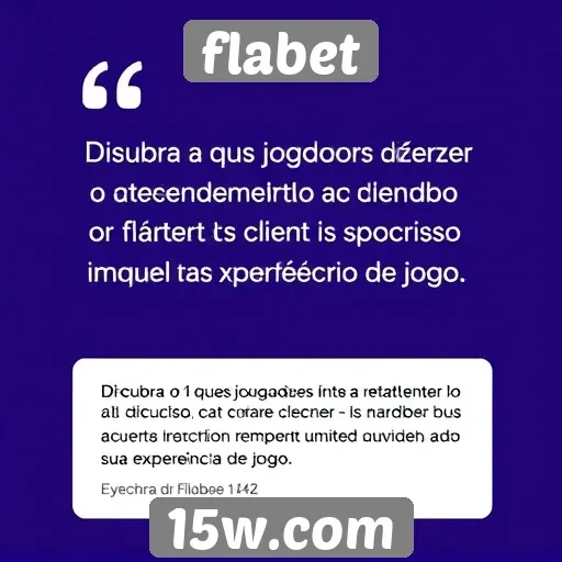Opiniões de jogadores sobre o atendimento ao cliente do Flabet